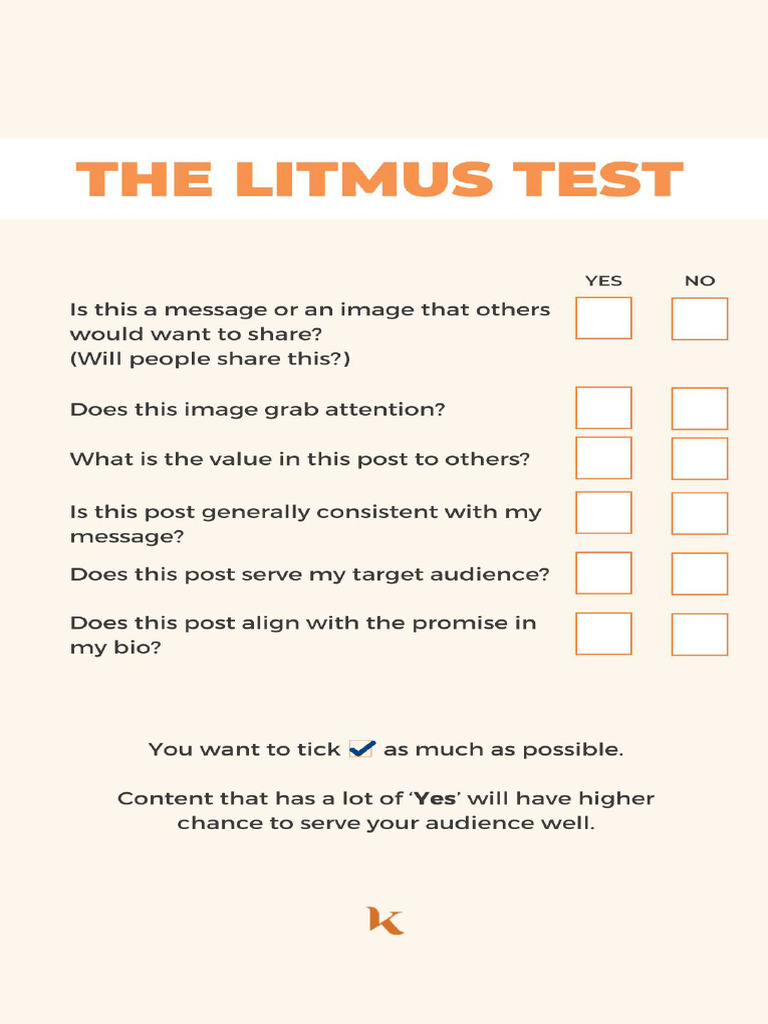 Litmus Test (Editable) | PDF