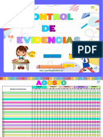 Control de Evidencias Ciclo Escolar 2022-2023