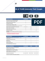 TLS-450PLUS, TLS4, & TLS4B Automatic Tank Gauges: Specification Sheet