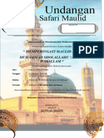 Undangan Safari Maulid