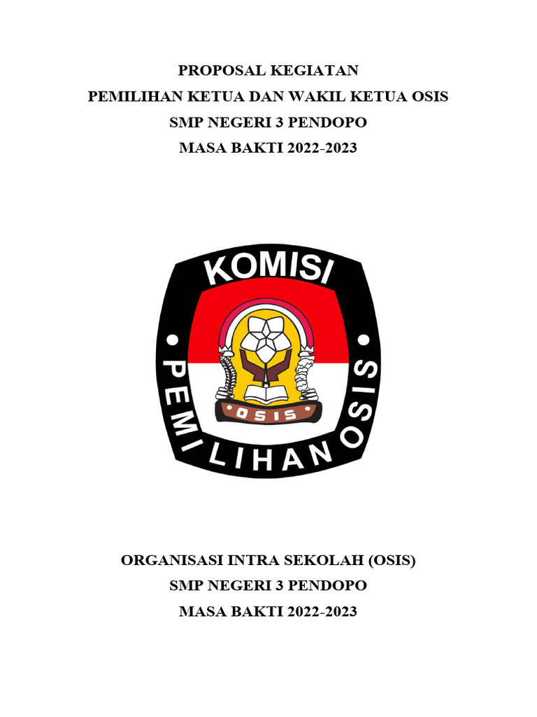 Cover Proposal Kegiatan | PDF | Olahraga & Rekreasi