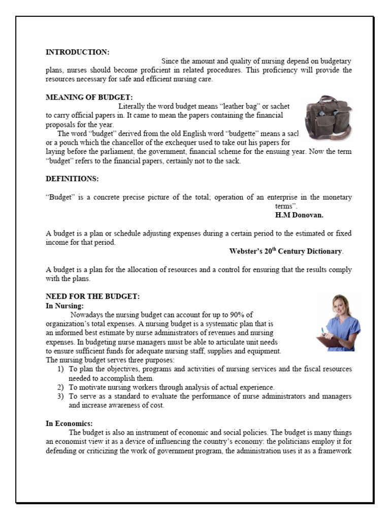 Budgeting | PDF