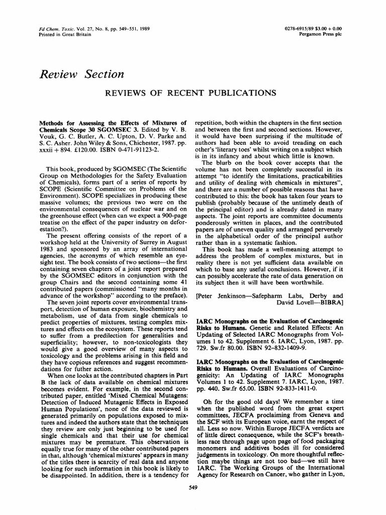 Acrylamide Paper | PDF
