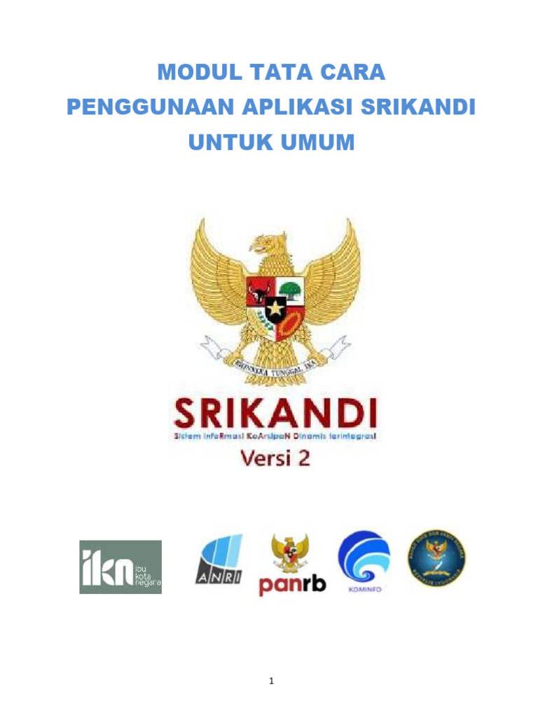 Buku Pedoman Aplikasi Srikandi Kemenkumham PDF