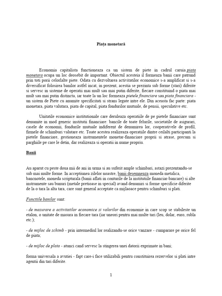 Piata REFERAT PDF