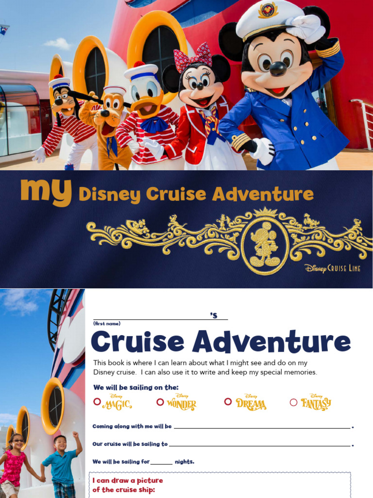 My Disney Cruise Adventure Booklet English Version PDF Cruise Ship