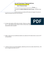 Problemario de Funciones Trigonométricas