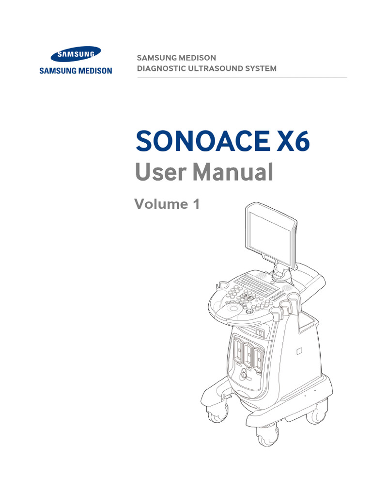 Samsung Medison Ultrasound System Manual | PDF | Electrostatic ...