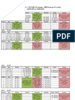 Timetable Level 4 18fall