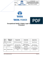 07 - Tata Power OH&S - Legal Compliance - Procedure