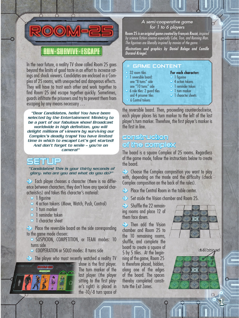 Room25 Rules English | PDF