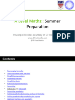 SGS SHS KS5 Maths Summer Prep Powerpoint.266672919