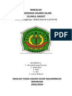 Makalah Pendidikan Agama Islam Ulumul Hadist: Dosen Pengampu:abdul Hamid S.Ud M.PD