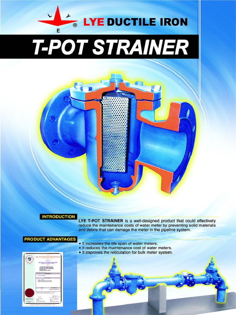 LYE T Pot Strainer PDF