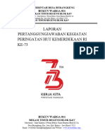 LPJ Kegiatan Peringatan Hut Ri 73