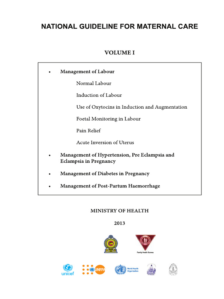 WHO RECOMMENDATIONS ON MATERNAL HEALTH GUIDELINES APPROVED intelligence overview