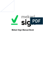 Mekari Sign Manual Book (PSrE) For New User