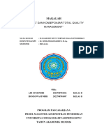 Makalah Manajemen Mutu Terpadu - Kelompok 1 - Adi Sumendri