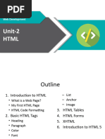 WD PPT HTML Unit-2