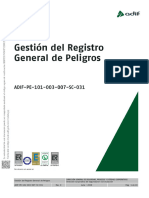 ADIF-PE-101-003-007-SC-031 Gestión Del Registro General de Peligros