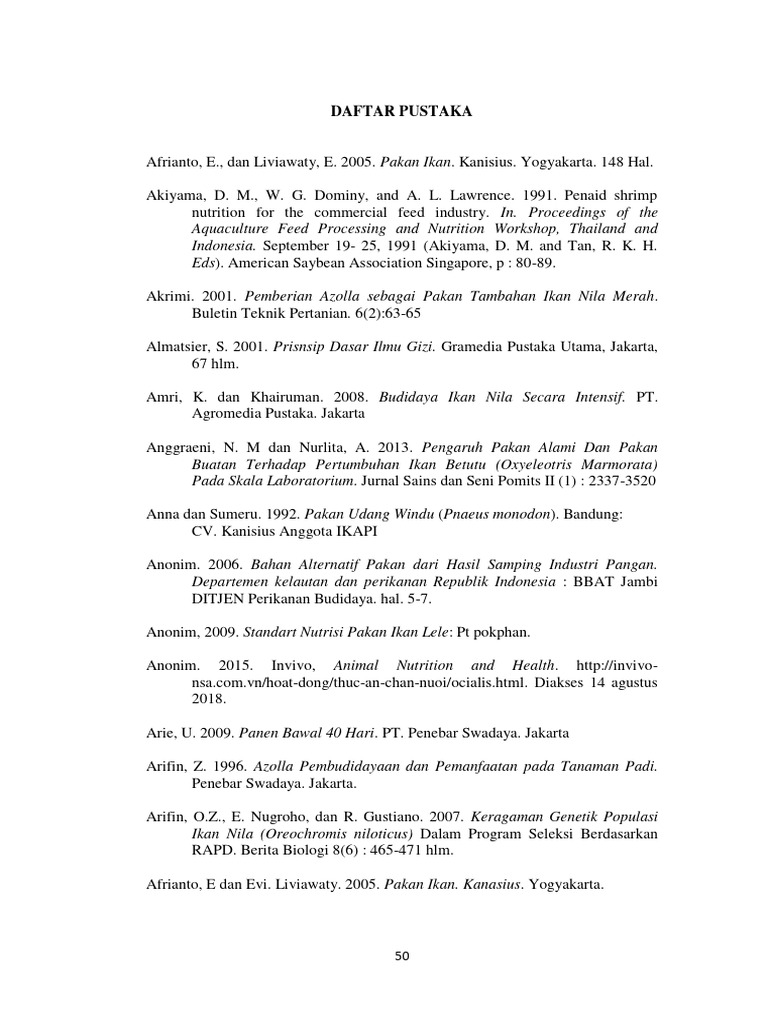 Daftar Pustaka | PDF