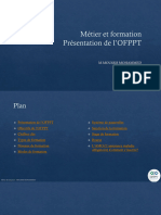 Metier Et Formation Partie I Présentation Ofppt