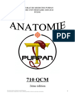 Anatomie 710 QCM