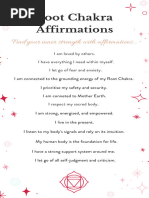 7 Chakra Affirmations