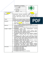 Sop Penyampaian Informasi Perubahan Jadwal Ukm