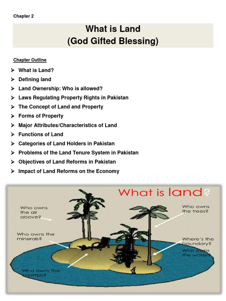 Chapter. 2 What Is Land PDF