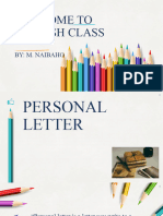 Personal Letter