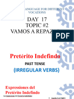 Day 17 - Topic 3 - P.indefinido 2