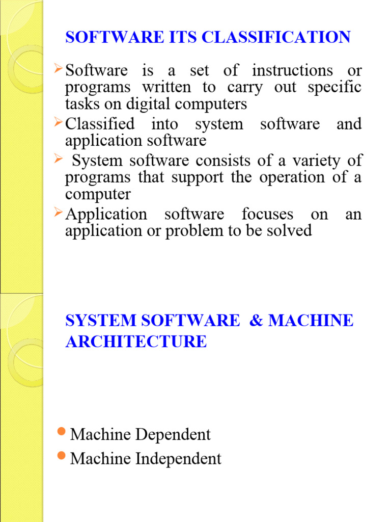 system software notes | PDF