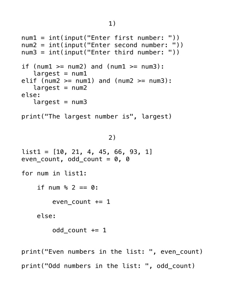 Python programming exercises for edexcel | PDF