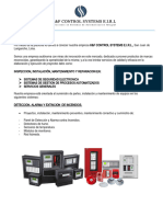 Brochure H&F Control Systems E.I.R.L. - 2022
