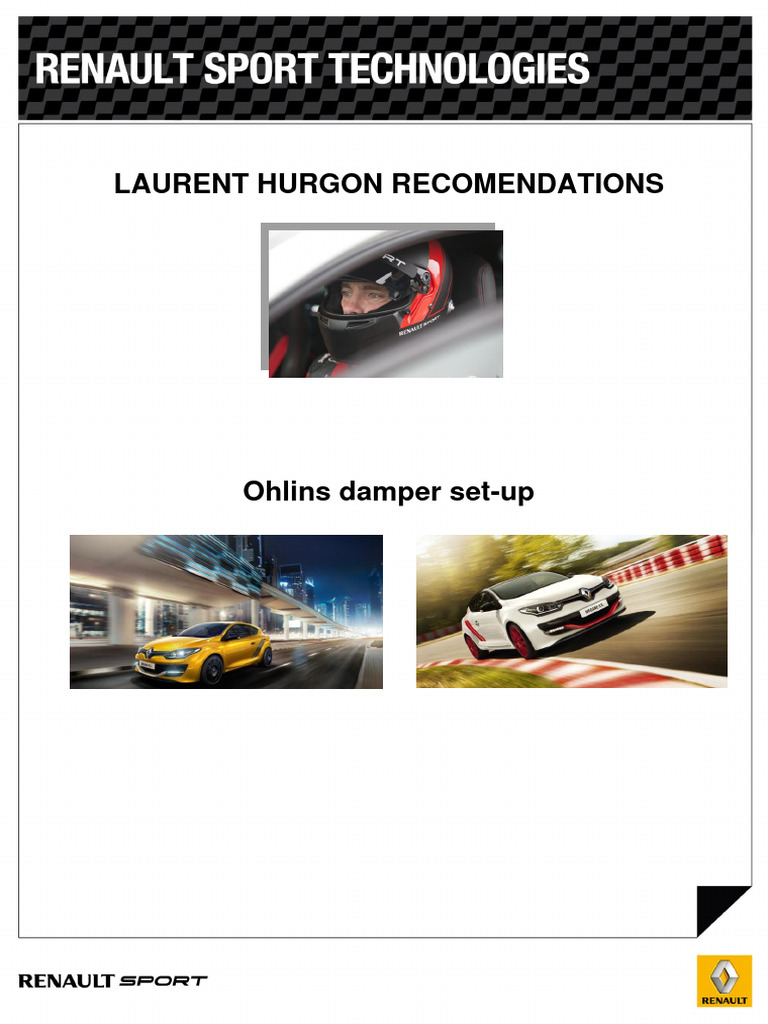 Ohlins Suspension Set Up PDF