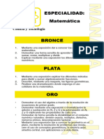 Especialidad Matematica