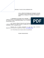 PORTARIA DO MINISTÉRIO DAS CIDADES - 5% ADM