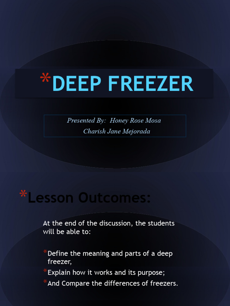 Deep Freezer | PDF