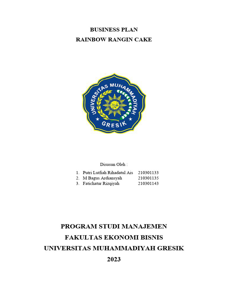 BUSINESS PLAN | PDF