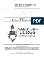 Geology of the Coastal Province of Rio Grande do Sul - Synthesis