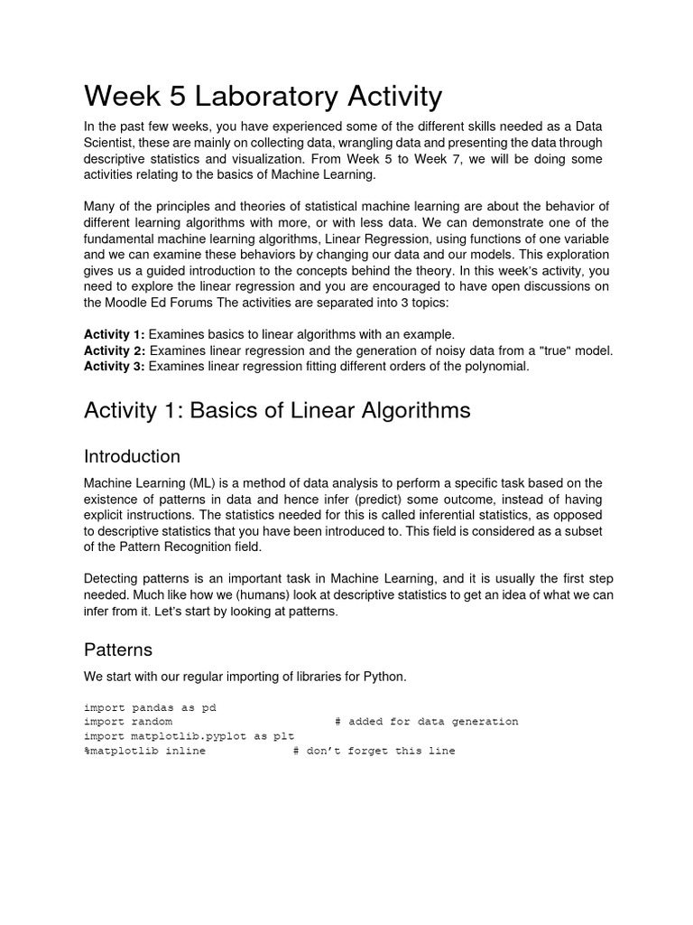 Week 5 Laboratory Activity-Final | PDF