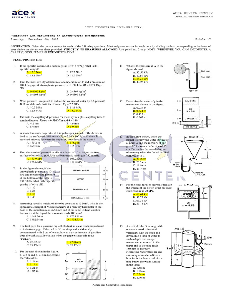 Pltw 2.2.a Material Properties Answer Key