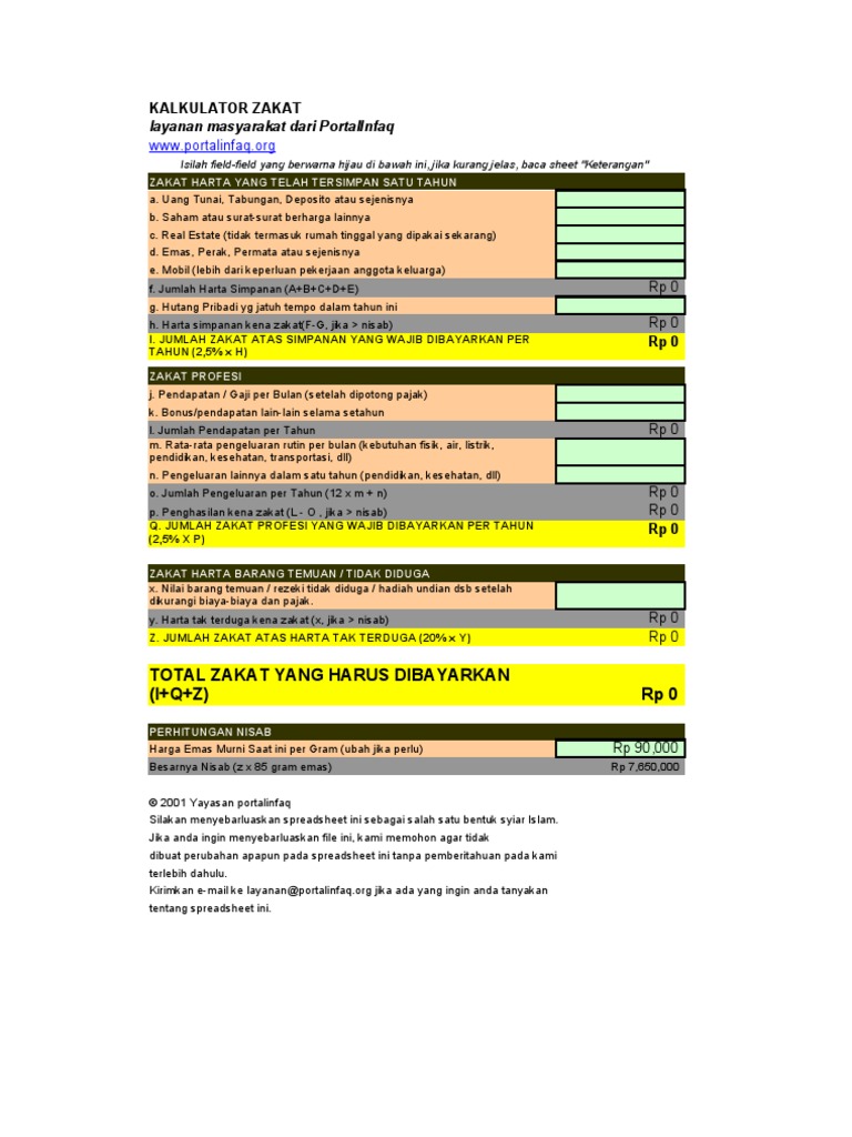 Kalkulator Zakat