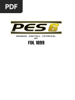 Download PES 6 Install Tutorial by Muhammad Afif Ar-rizqi SN67581167 doc pdf