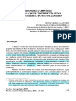 Libaneses e Chineses - Sucessão, Conflito e Disputa Numa Rua de Comércio Do Rio de Janeiro