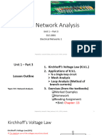 Unit 1 - Part 3 - D.C. Network Analysis