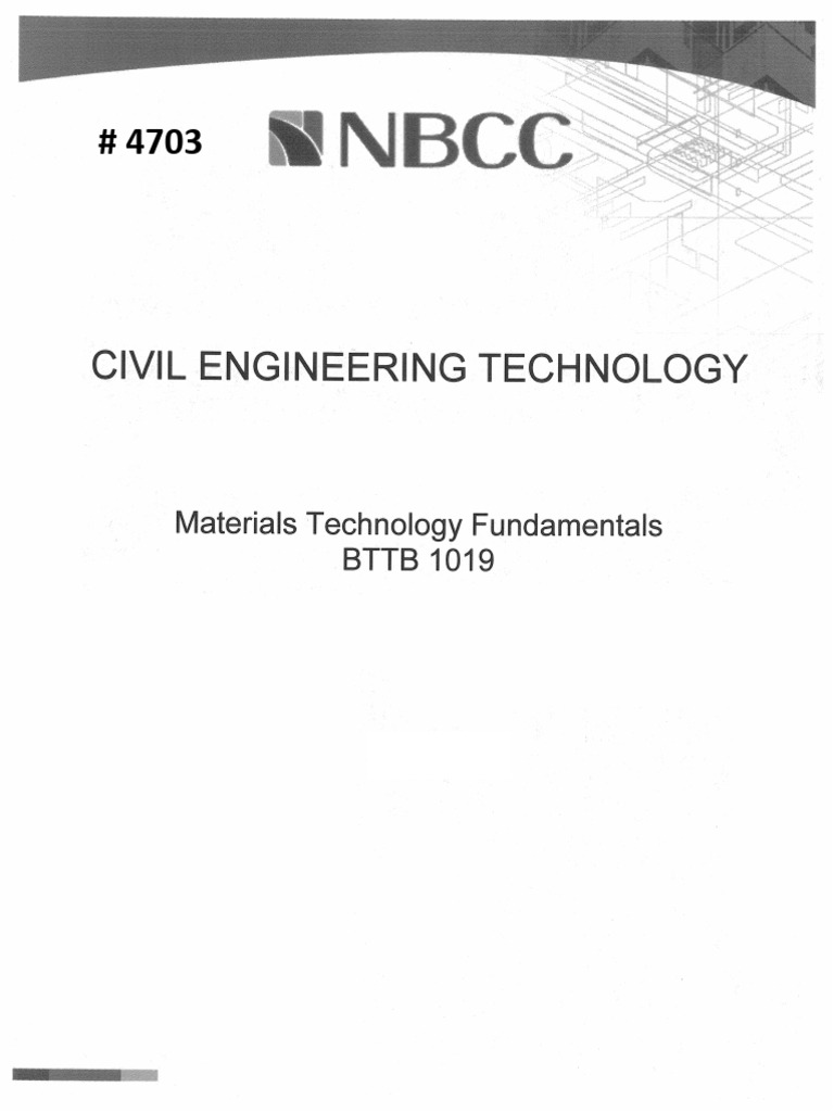 Materials Technology Fundamentals PDF
