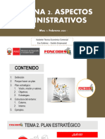 Semana 2 - Aspectos Administrativos