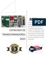 Catalogo Transformadores Mte 2023